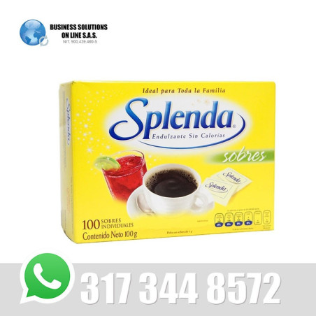 Endulzante Splenda X 100 Sobres De 1Gr.