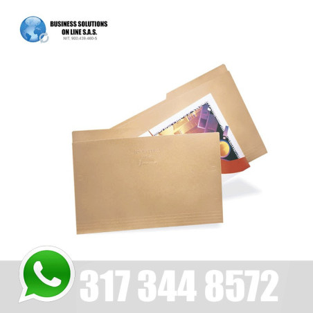 Folder yute oficio desacificada 300 Gr. Norma