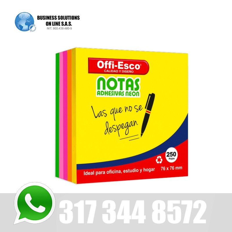 Pega notas Ofiesco 250H
