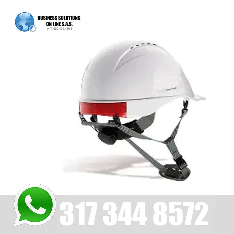 Casco tipo II susp 6 ptos rachet Blanco