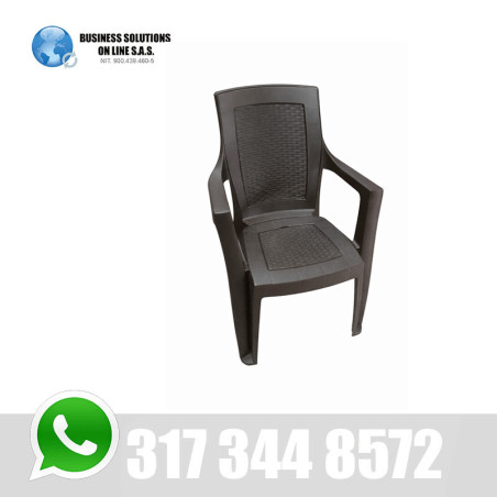 Sillas plasticas con brazos