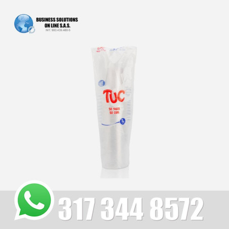Vaso Tuc Transp. polip. 7. 0 Onz*50