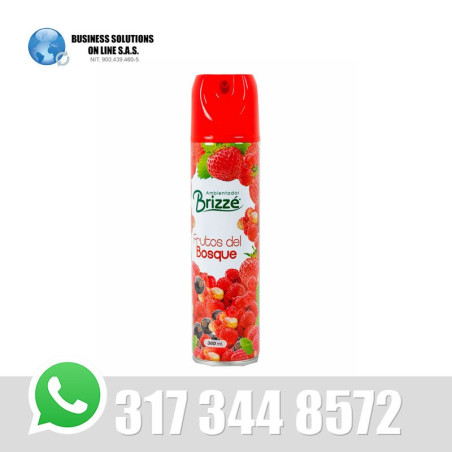 Ambientador Brizze 360 Ml. Frutos Del Bosque