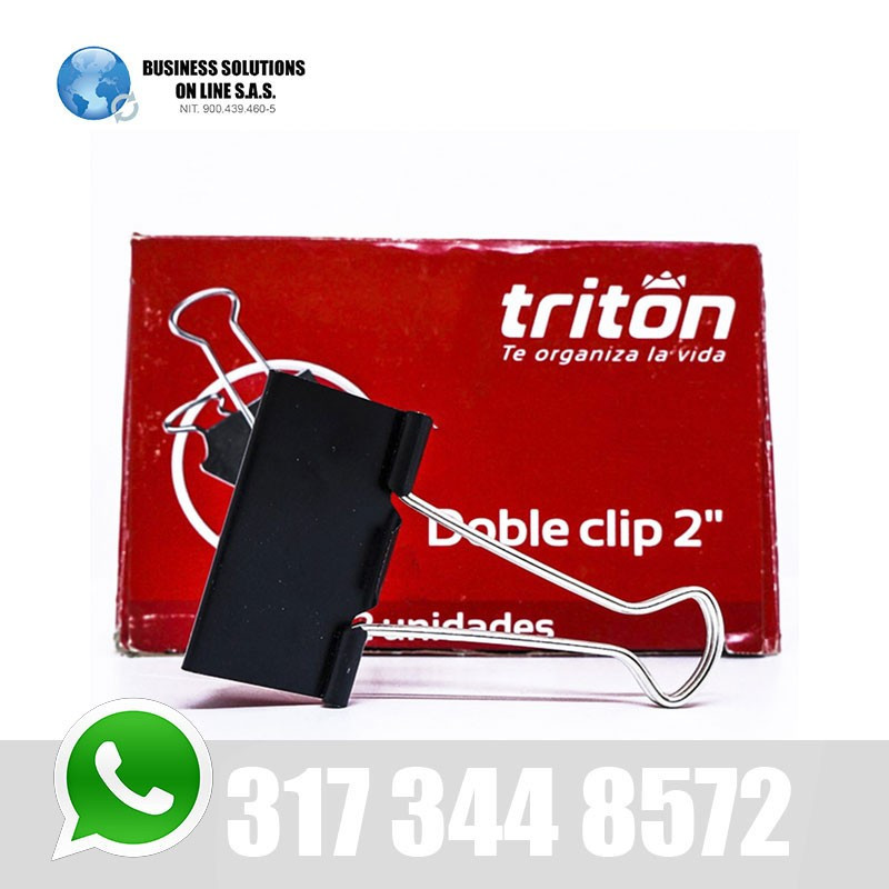 Doble clip 2" Triton