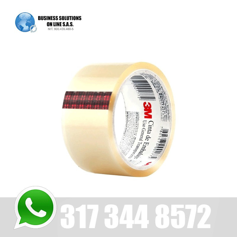 Cinta de empaque 3M 48 x 40 transp